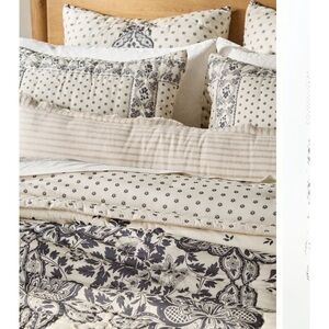 Anthropologie Bandana Patterned Bedding Quilt